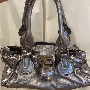 Chloe silver bag